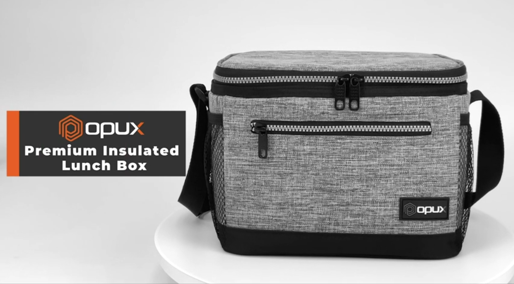 SafeDelux Insulated Lunch Bag With Combination Lock - Leakproof Soft Cooler With Adjustable Strap