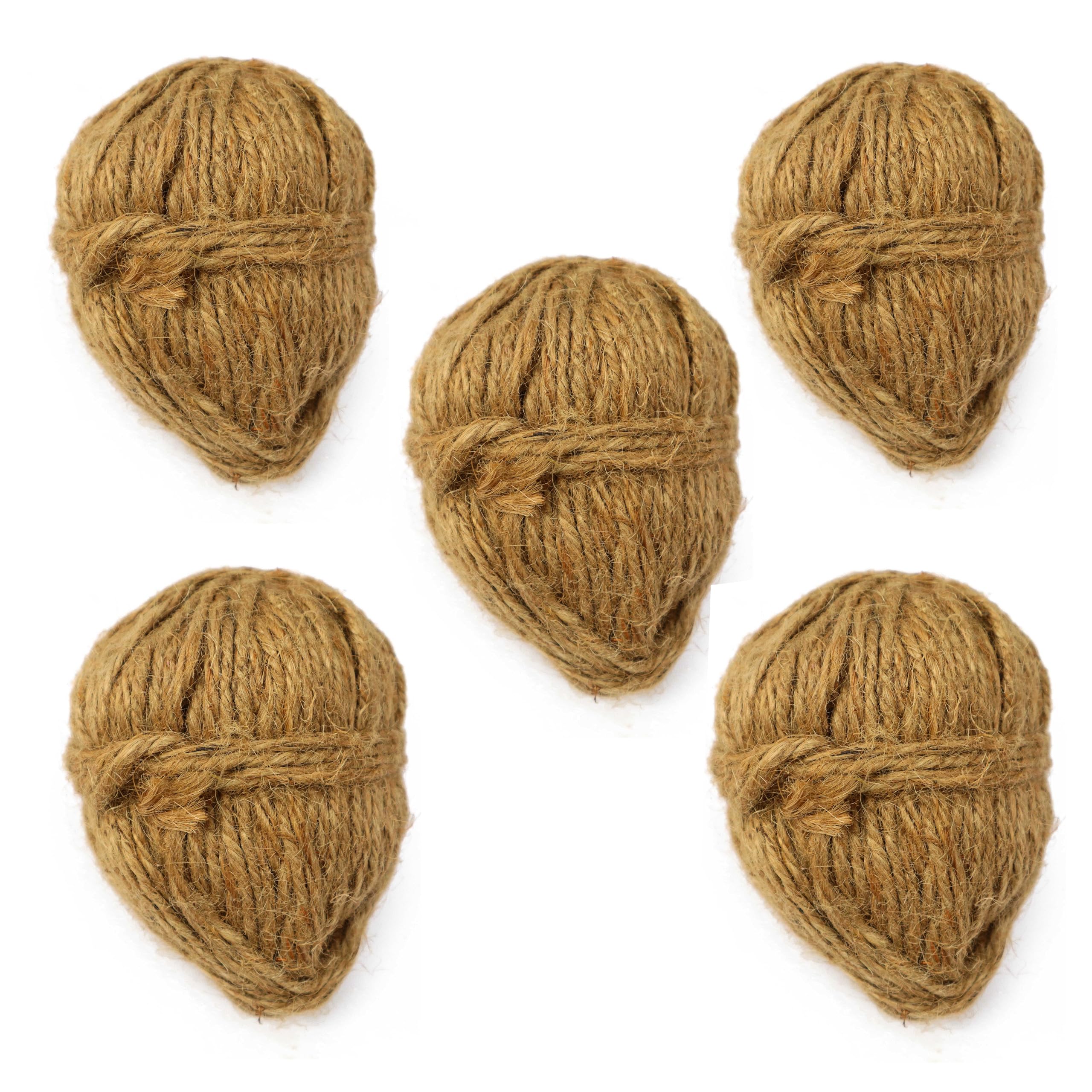 Pure Source India Natural Jute Twine String for Craft, Gardening, Gift Wrapping & Packaging – Eco-Friendly 4mm Thick Hemp Rope Roll (150 Meter- 5 Roll)-image-39