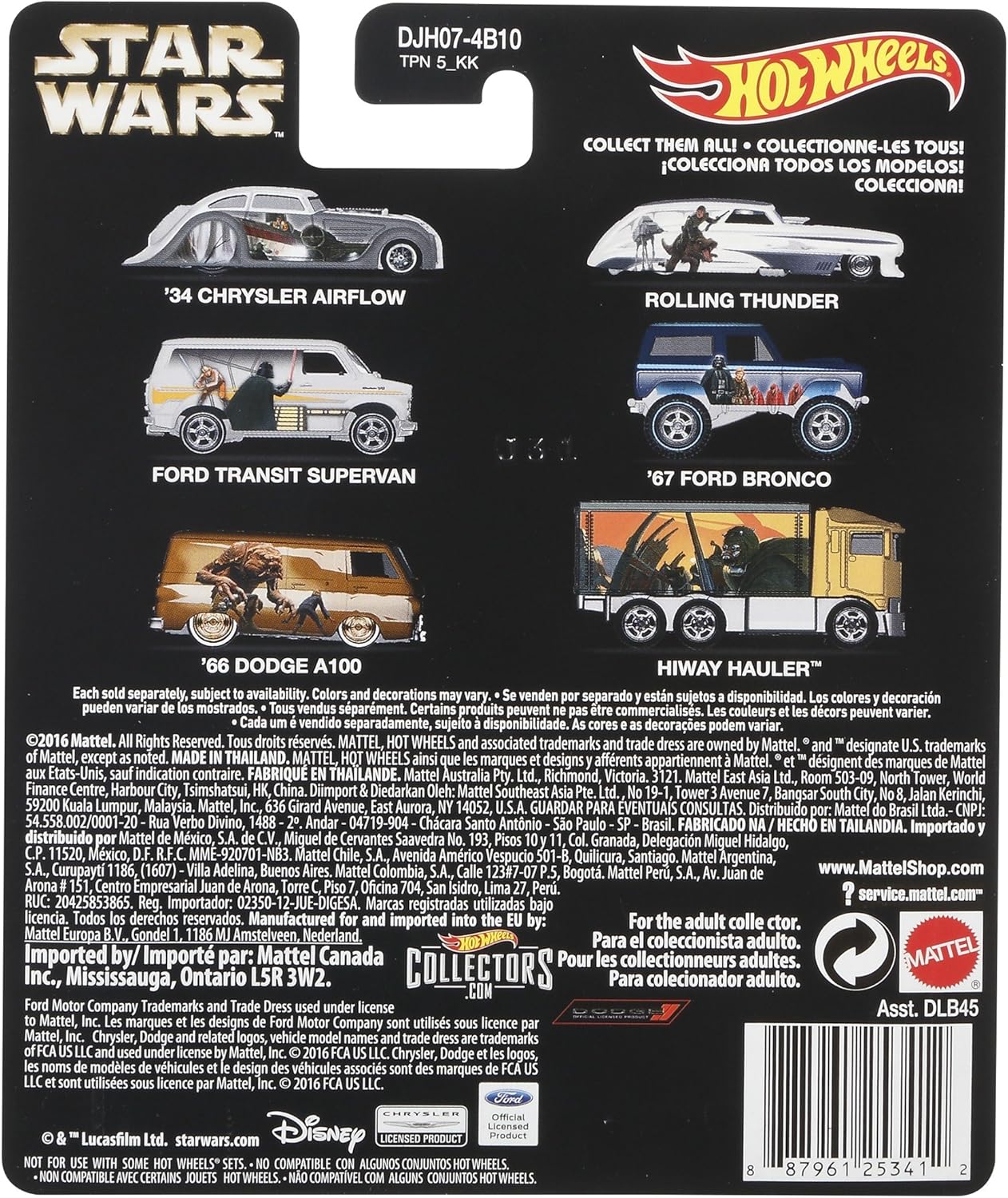 Hot Wheels Boys 66 Dodge 2 A100 Vehicle