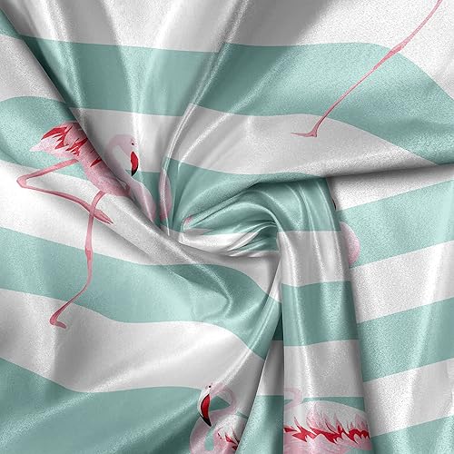 Vista 877 de Lunarable The Yard, tela azul real de The Yard, patrón de cerámica inspirado en el Medio Oriente estilo marroquí, estampado oriental, tela de satén