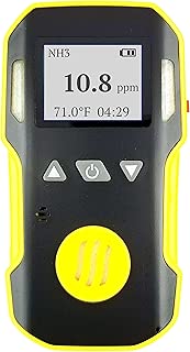 Ammonia NH3 Detector & Meter by Forensics | Professional Series | Water, Dust & Explosion Proof | USB Recharge Li-ion Battery | Adjustable Sound, Light and Vibration Alarms | 0-100ppm | - coolthings.us
