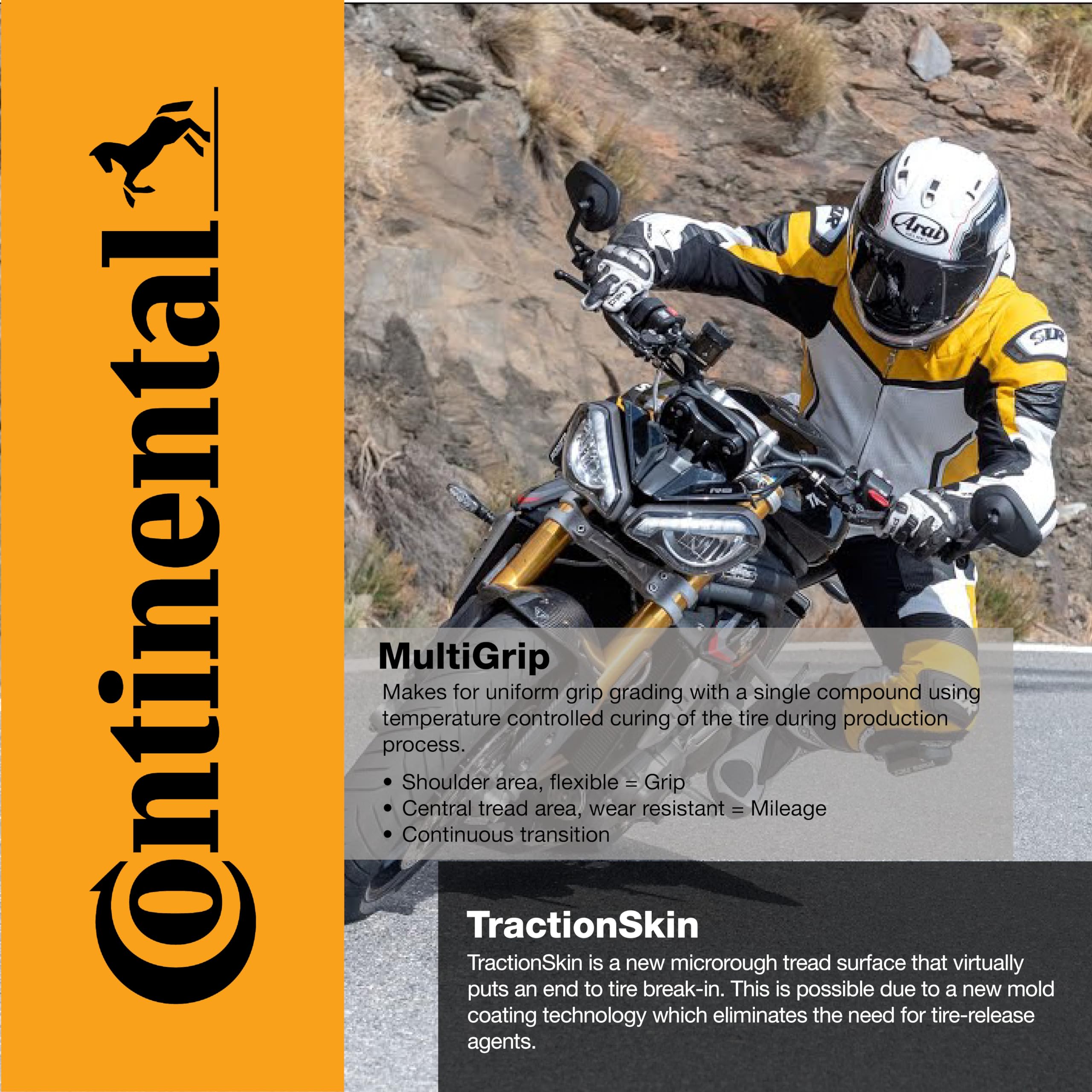 CONTINENTAL Opony motocyklowe 190/55 ZR 17 M/C TL (75W) CONTIROADATTACK 4 GT