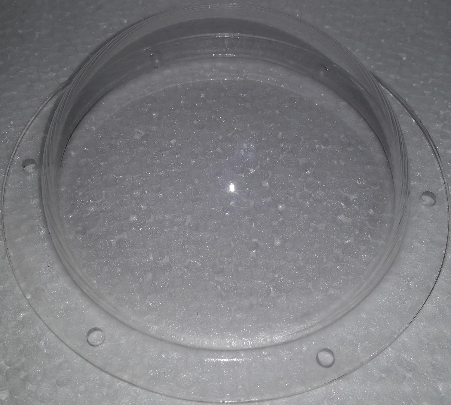 Supreme Tech Acrylic Dome/Plastic Hemisphere Clear 4" Diameter, 1/2