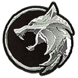 The Wolf Amulet Patch/TV Series and Game Emblem/Embroidered Iron On (8.9