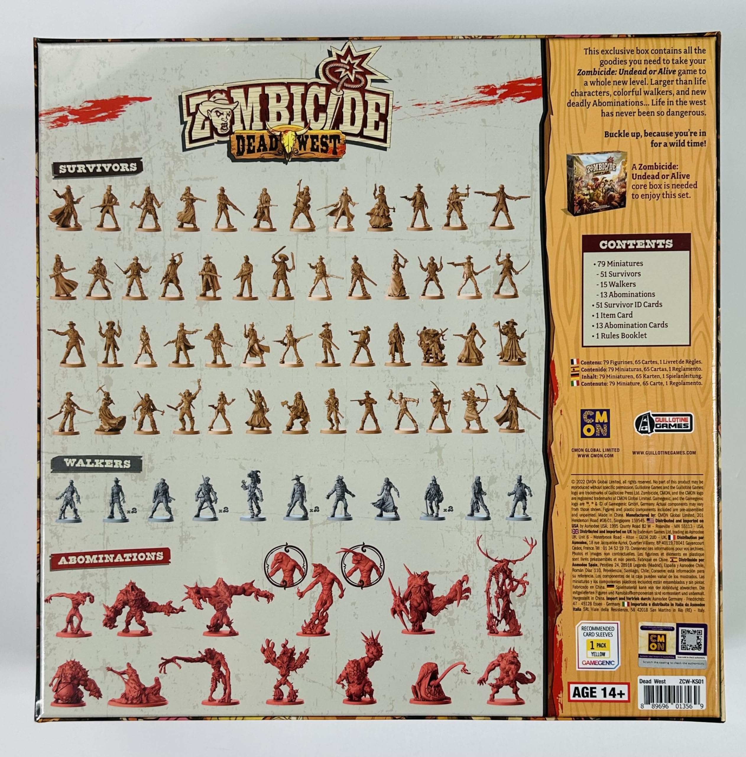 Amazon.com: Zombicide Undead or Alive Board Game: Dead West Box 