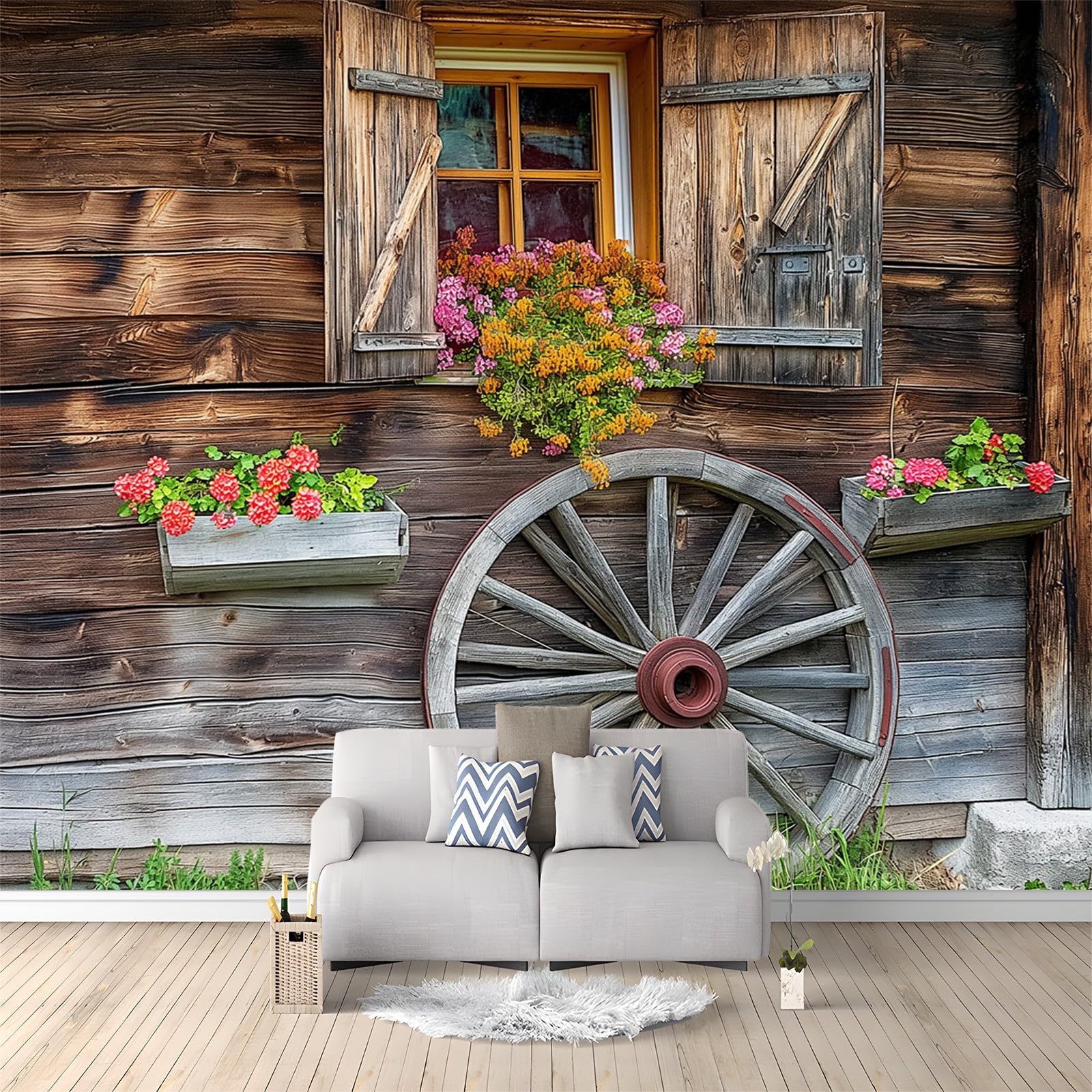 Fotobehang - Vlies Behang - Paard uit de Stenen Muur 3D - 312 x 219 cm