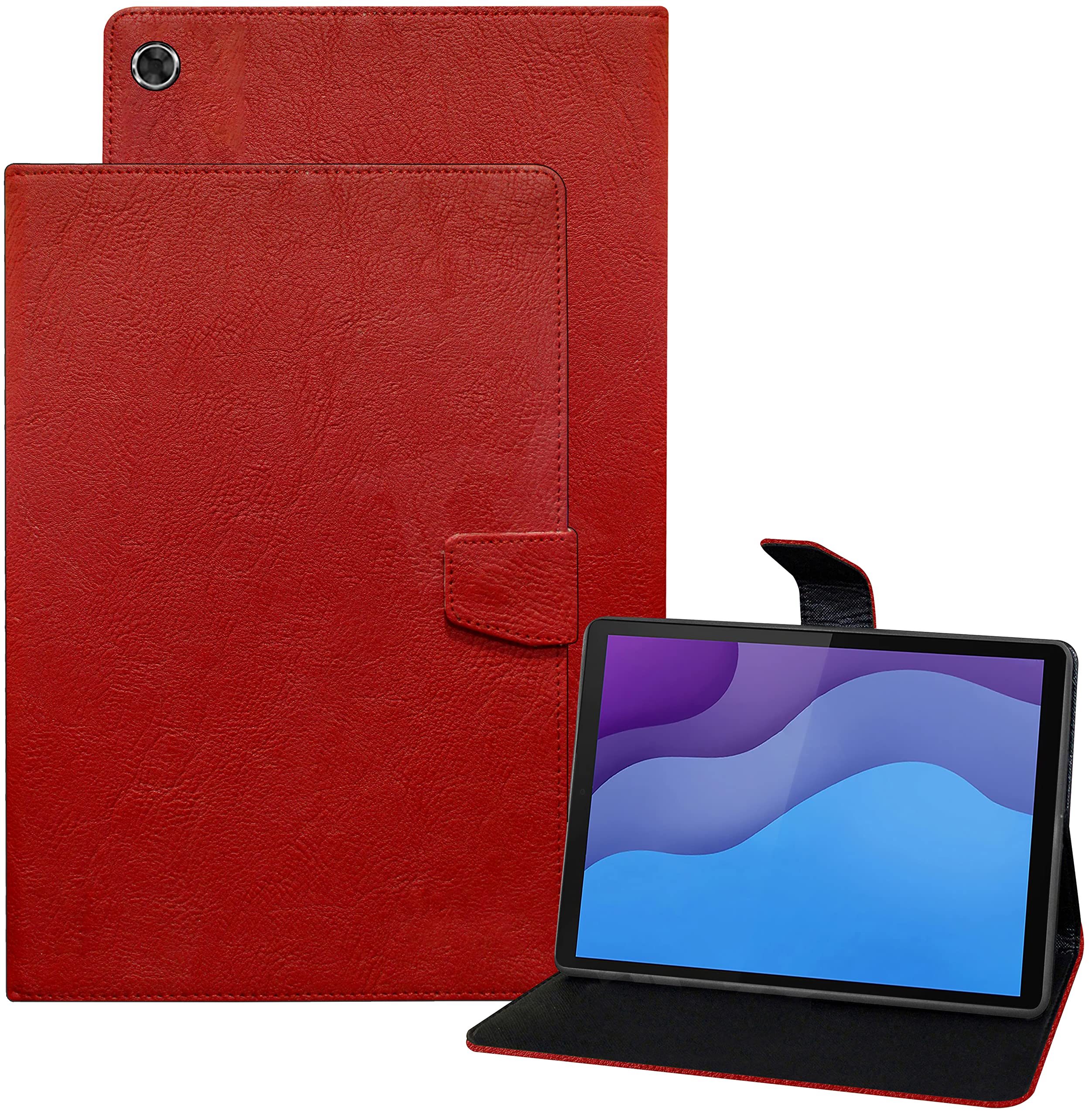 TGK Plain Design Leather Flip Stand Case Cover for Lenovo Tab M10 HD 2nd Gen TB-X306X / Smart Tab M10 HD 2nd Gen TB-X306F (Red) (B09H4RB6J7) Amazon Price History, Amazon Price Tracker
