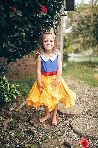 Miniatura 4 de Little Adventures Vestido de princesa blanco nieve