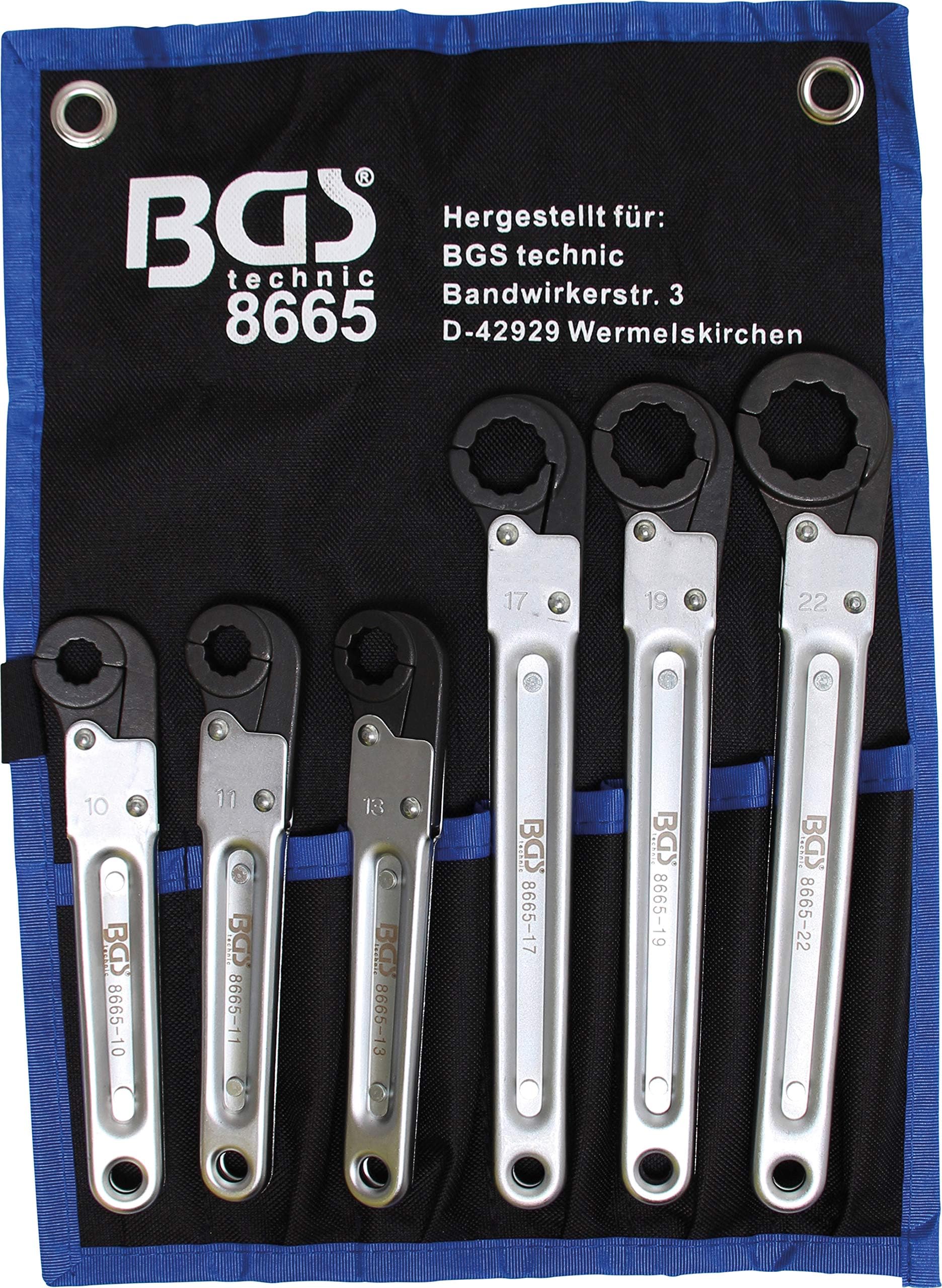 Ratschen-Ringschlüssel-Satz | 4-in-1 | SW 8 X 9 - 18 X 19 Mm Autoteile