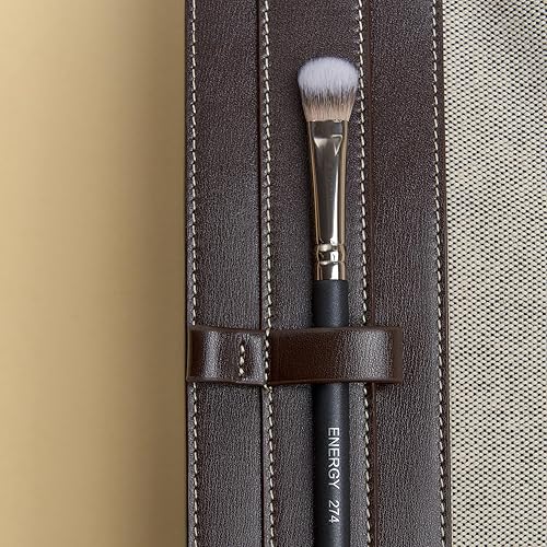 Miniatura 4 de ENERGY Brocha para debajo de los ojos, cepillo corrector iluminador plano para crema de ojos, cubre imperfecciones, imperfecciones, hinchazón,