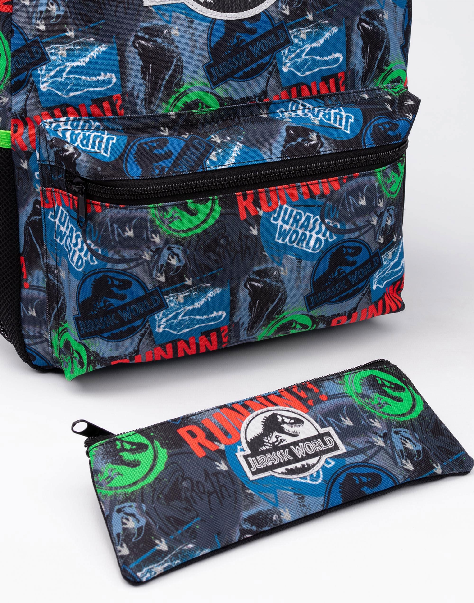 Jurassic World Mochila Set Niños 4 Piezas Escuela Caja De Almuerzo Botella