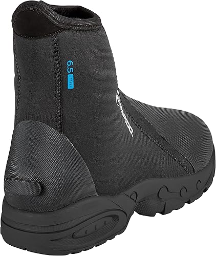 Miniatura 3 de Phantom Aquatics Rapido Boutique Collection Propel - Botas de goma de neopreno con cremallera y suela dura de 0.236 in - Botines de buceo y pesca