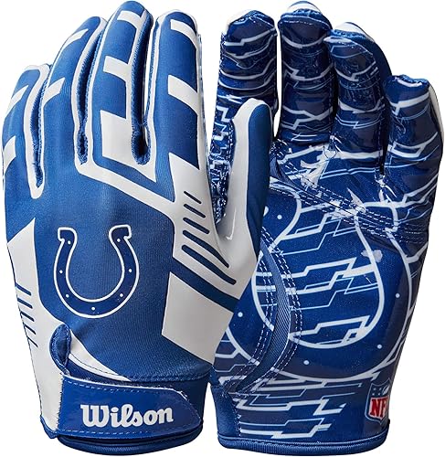 Miniatura 99 de WILSON NFL Guantes de fútbol americano con ajuste elástico, para jóvenes y adultos