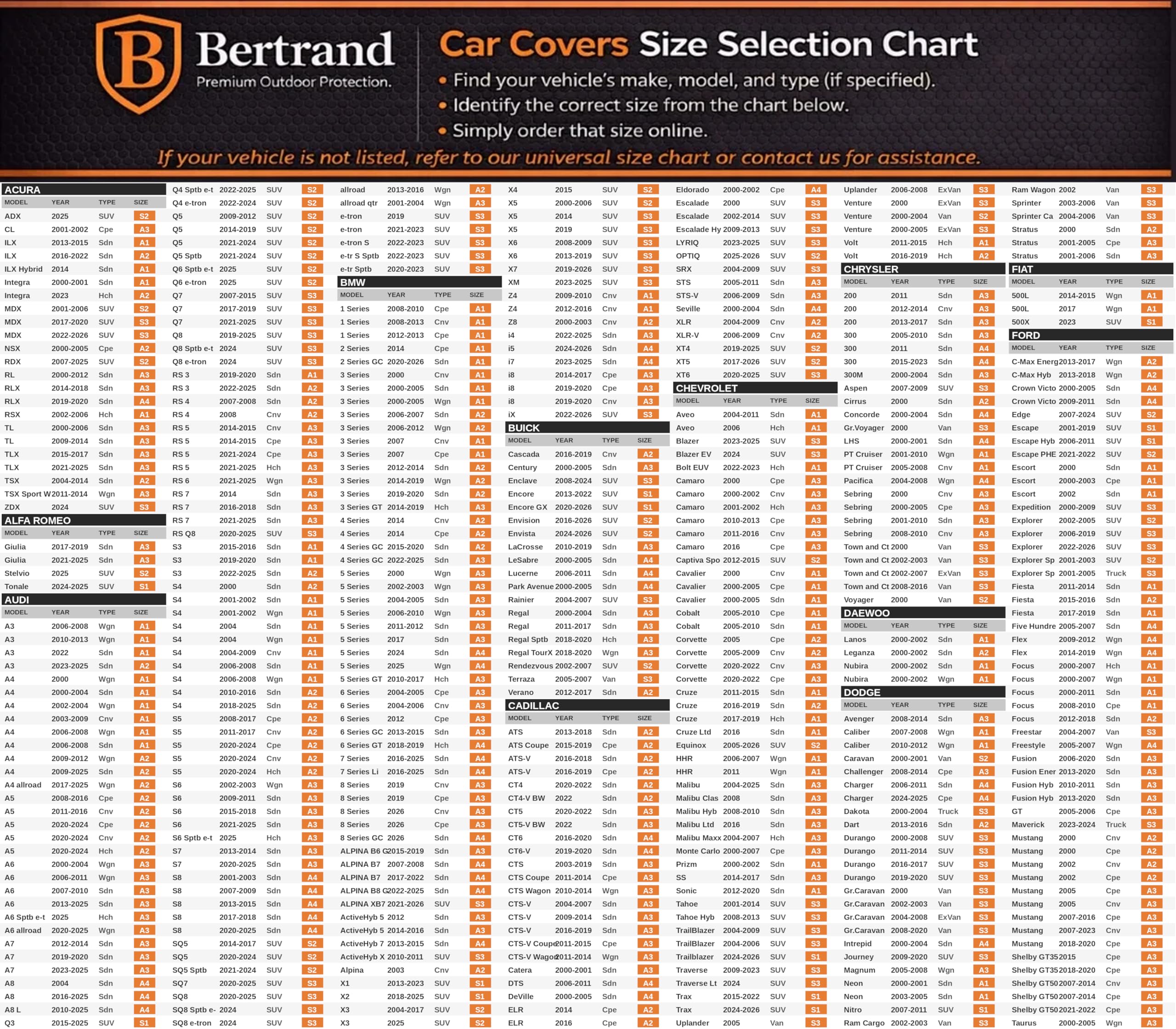 BERTRAND Premium SUV Car Cover 207x77 - Size - S3 - Waterproof All Weather Mirror Pockets Door Zipper — view 7