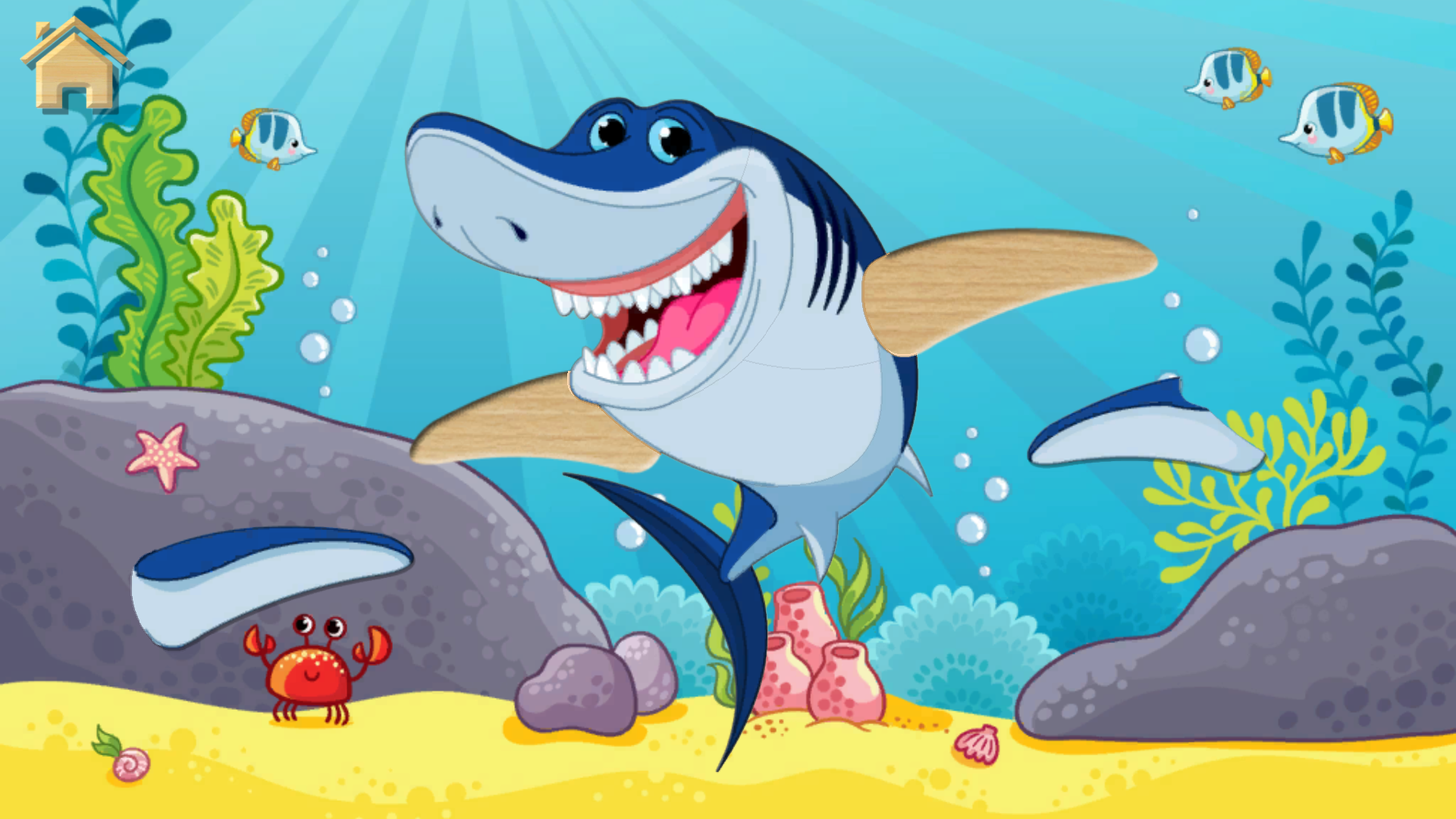 Fuzzeles Kids Puzzles, Funny Animals #2 (full game without ads). Amazing kids ...