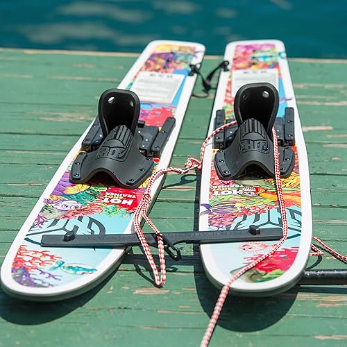 Miniatura 7 de HO Sports Hot Shot - Entrenadores de esquí acuático para niños con barra y cuerda, sistema de esquí acuático de entrenamiento definitivo, 48