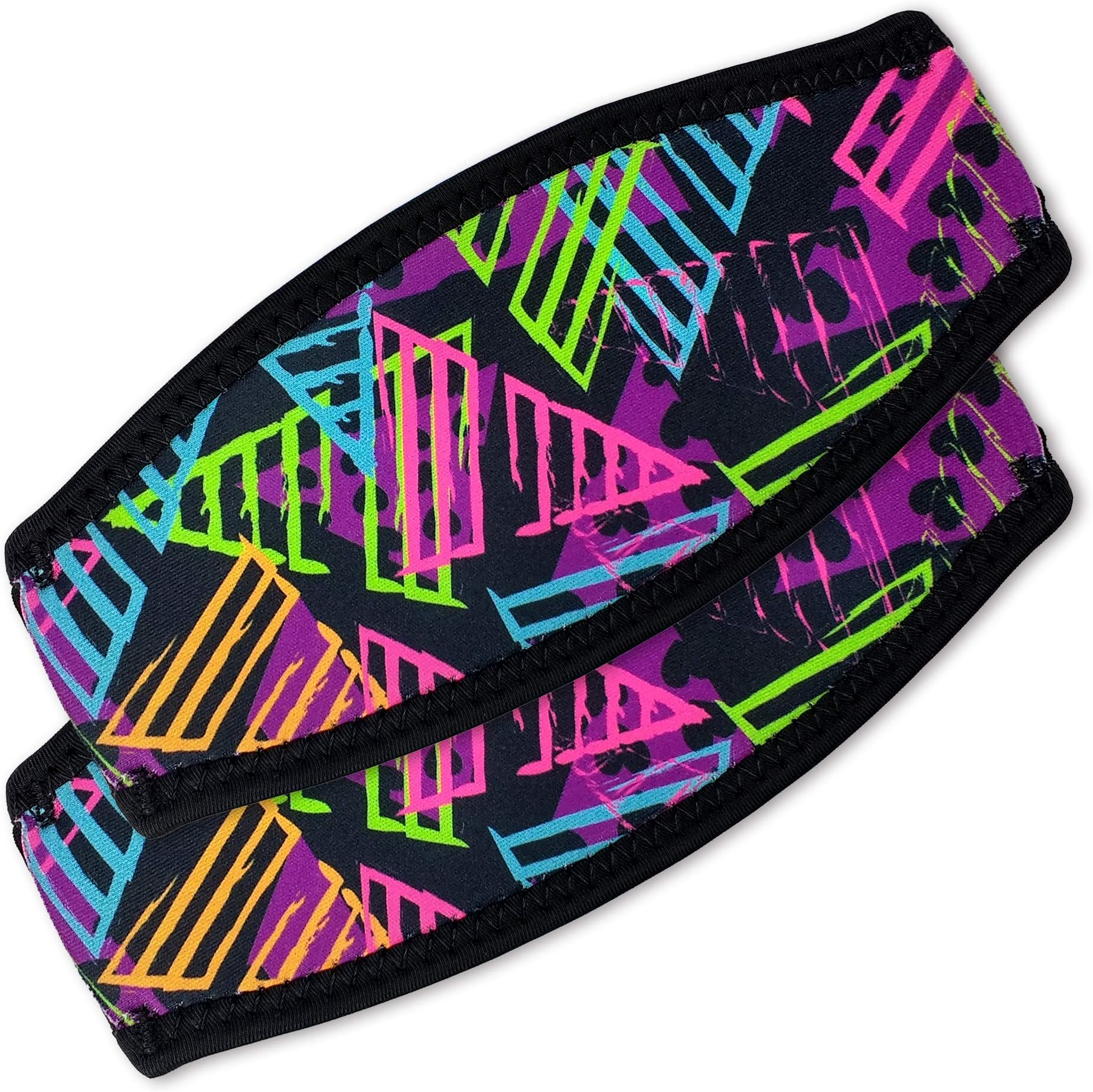 Flow Scuba Gear Diving Mask Slap Straps - Neoprene Cover for Dive and Snorkel Masks…