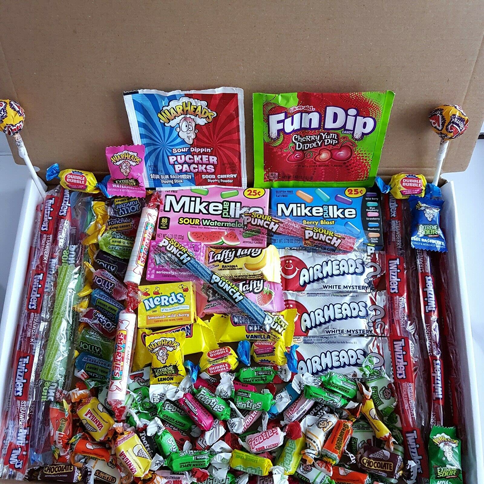 American Sweets 100 Items Gift Box - Jolly Rancher Candy - USA Twizzlers Candy - Candy Gift Hamper