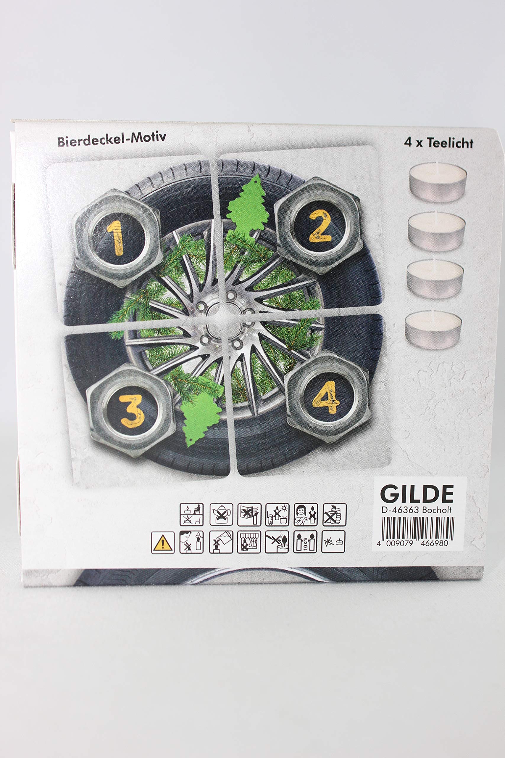Gilde - 46698 - Adventskranz für Männer, Auto