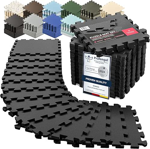 bemaxx Gym Mats Set - 18 pcs EVA Interlocking Foam