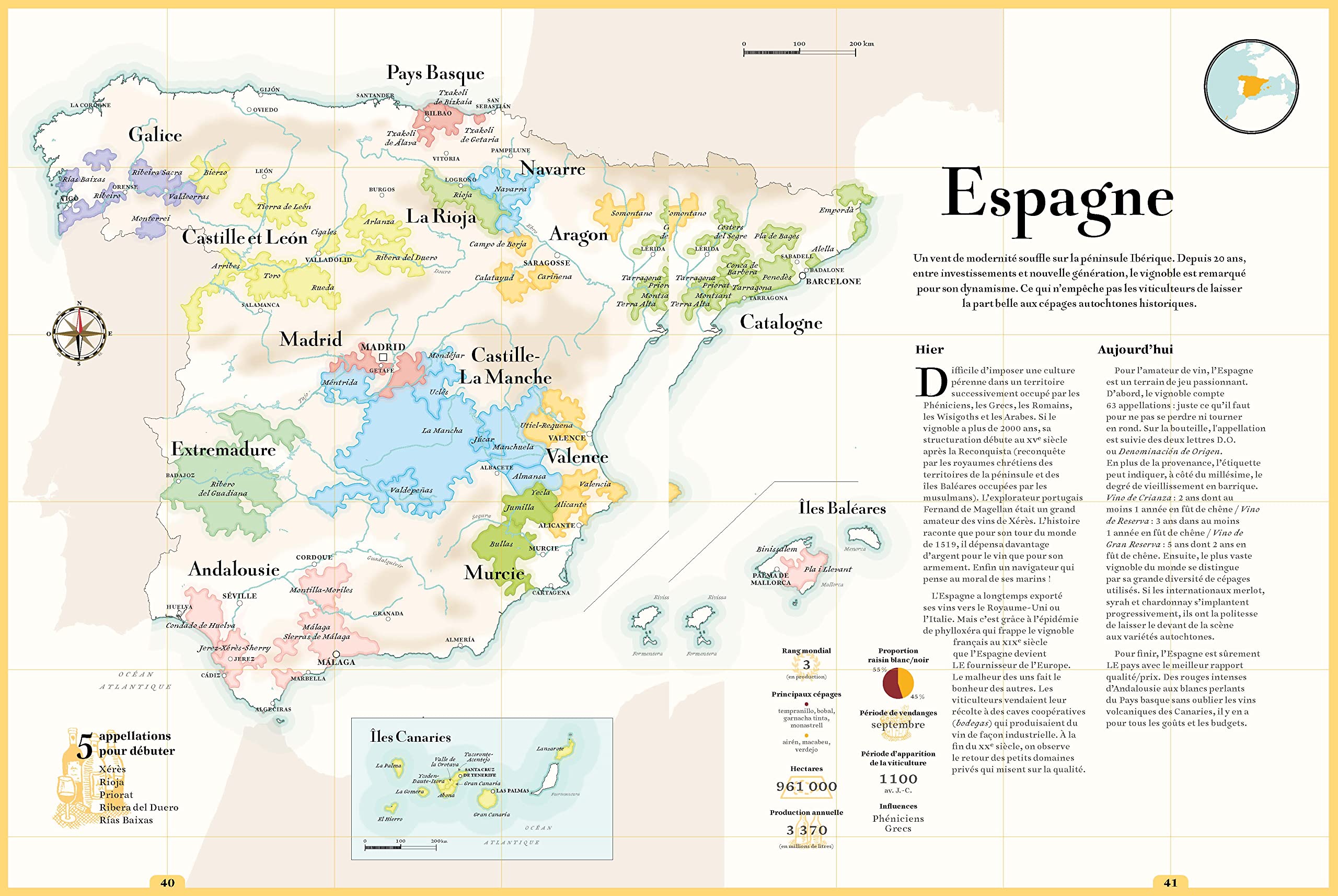 La carte des vins s'il vous plaît: Le nouvel atlas des vignobles du monde. 56 pays, 140 cartes, 8000 ans d'histoire: 31651