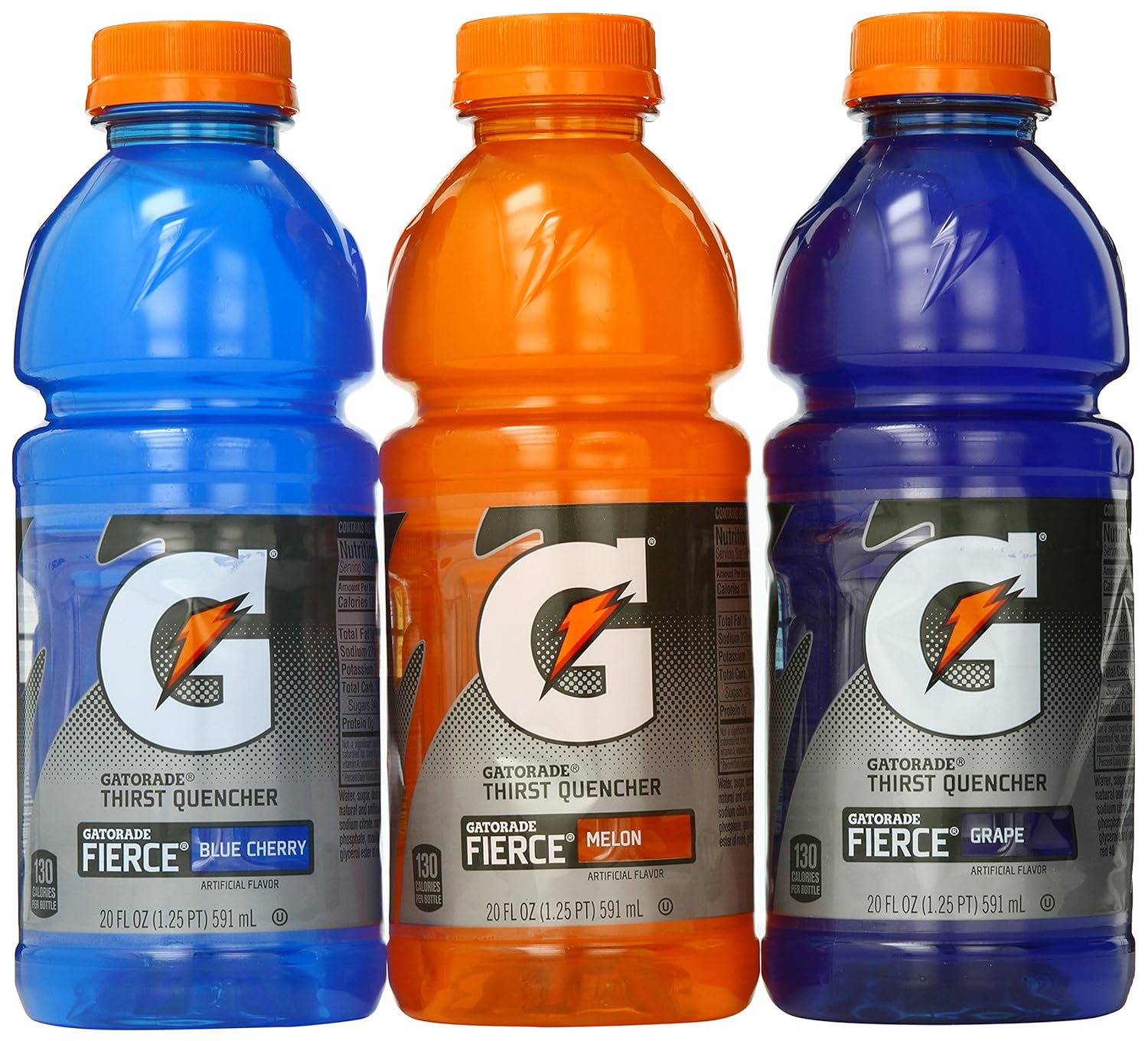 Gatorade Fierce Drink Variety Pack, 20 Fl Oz (Pack of 24)