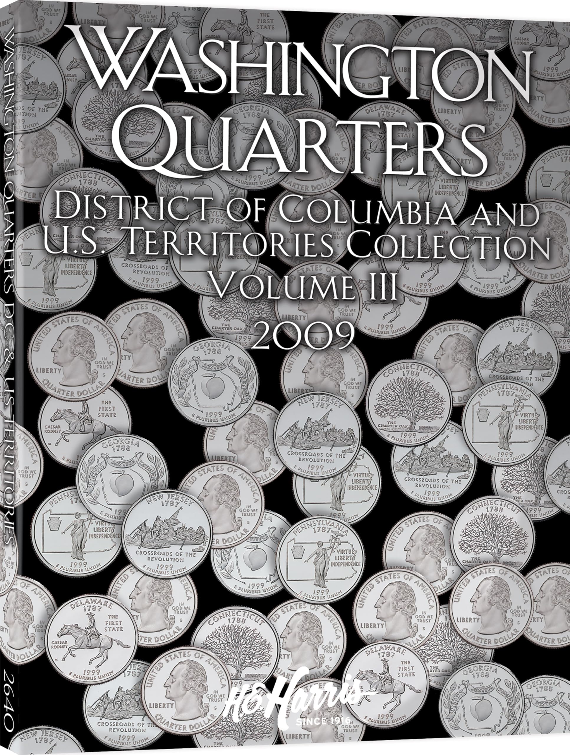 H.E. Harris® Coin Folder - Washington Quarters D.C. & Territories Collection #3: 2009