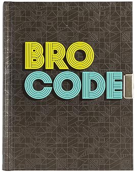 Bro Code Locking Journal Diary, Notebook