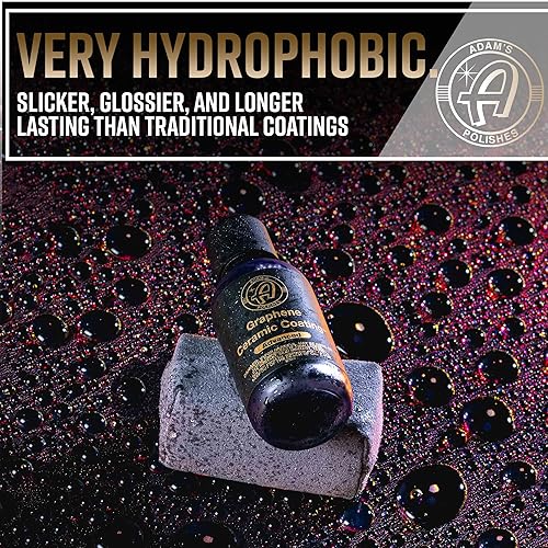 Miniatura 4 de Adam's Advanced- Kit de revestimiento de cerámica de grafeno10H para detallado de autos profesional9+ años de proteccióntecnología patentada UV