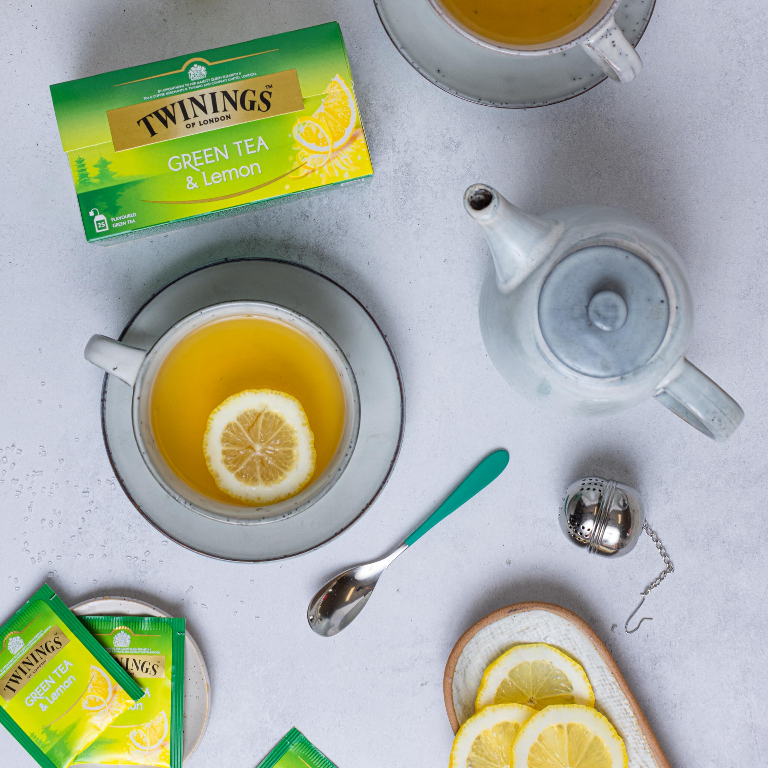 Twinings Té Verde con Limón, 25 Sobres