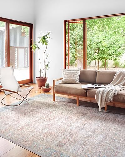 Miniatura 5 de Loloi II colección Wynter WYN-07 - Alfombra de pasillo tradicional de 2 pies 6 pulgadas x 7 pies 6 pulgadas, color gris y carbón