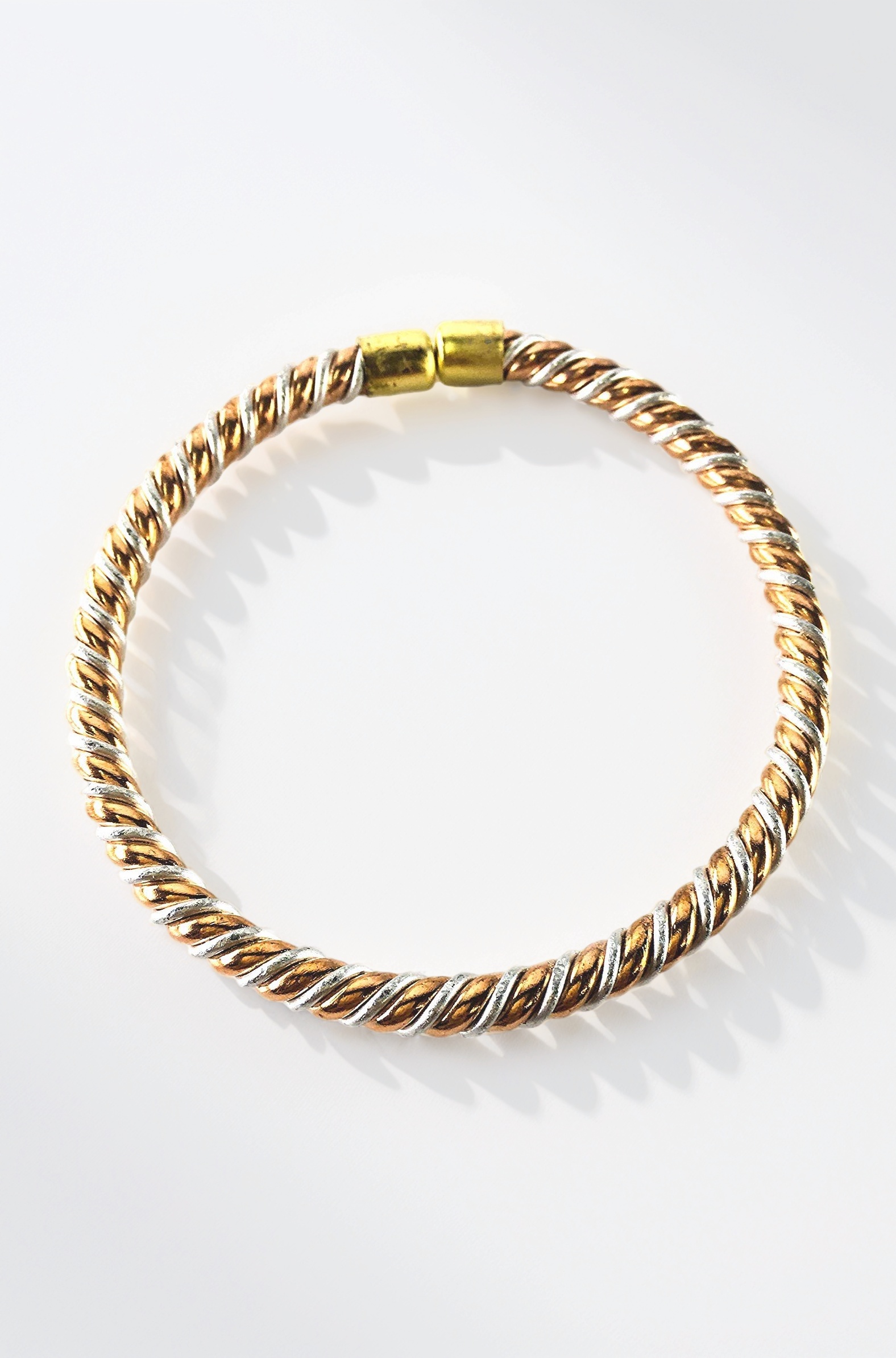 &EveryThing Copper and Mix Colour Metal Ashtdhatu Health Beneficial Adjustable Free Size Bangle Bracelet Kada for Men and Women