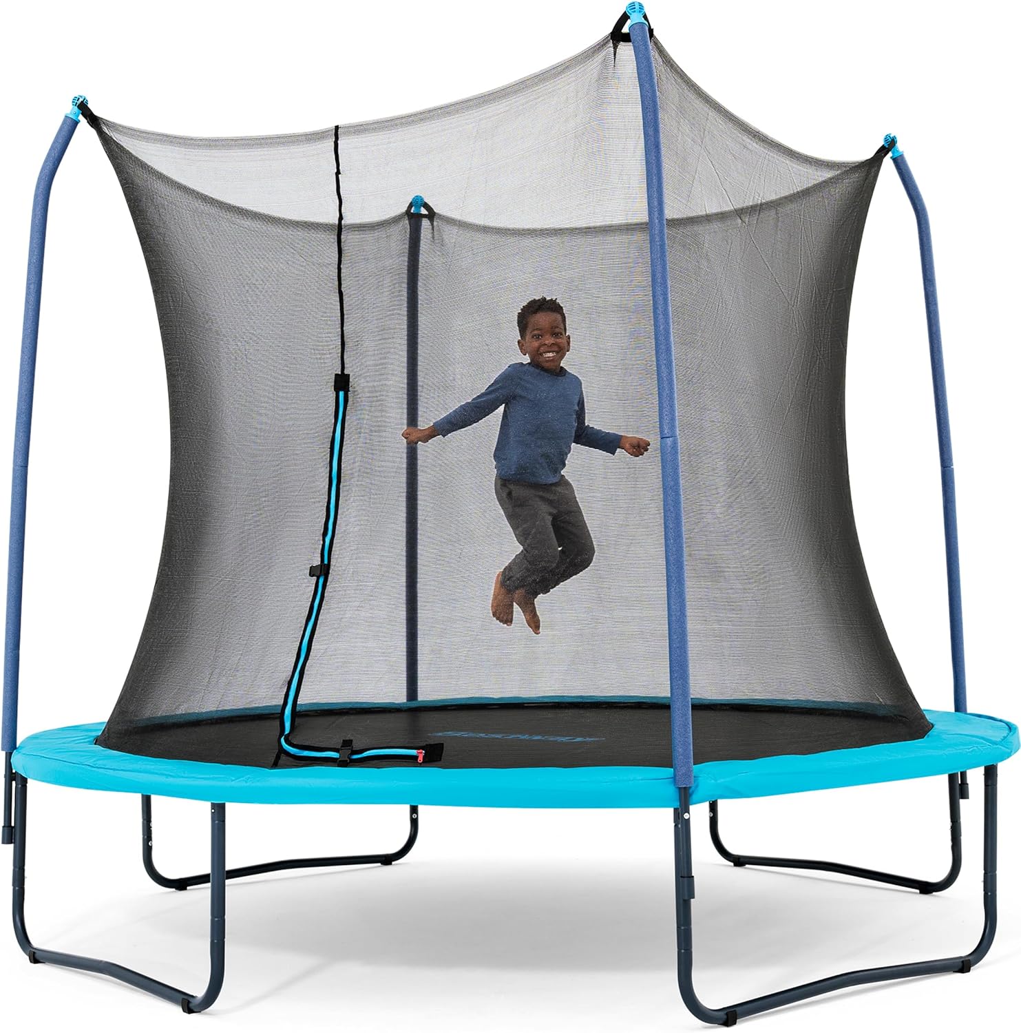 Bestway Xtreme Air 10FT 12FT 15FT Outdoor Trampoline for Kids and Adults, No-Gap Security Enclosure Net, Foam-Padded Poles, Fast & Easy Assembly, ASTM Approved, 2-Year Warranty