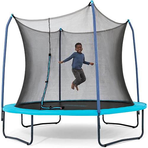Bestway Xtreme Air 10FT 12FT 15FT Outdoor Trampoline for Kids and Adults, No-Gap Security Enclosure Net, Foam-Padded Poles, Fast & Easy Assembly, ASTM Approved, 2-Year Warranty