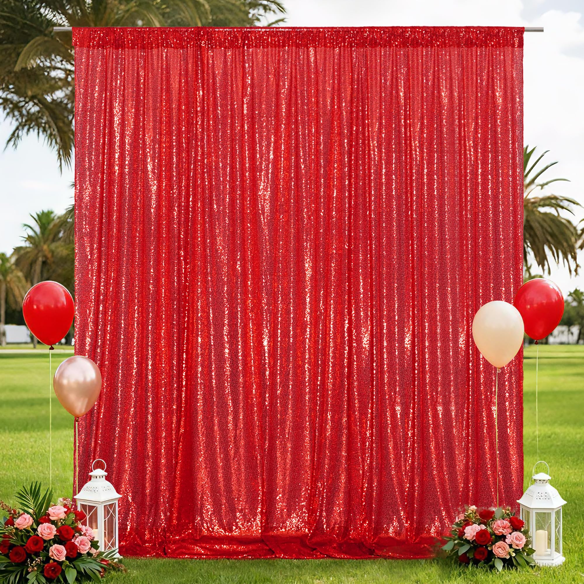 Sequin Backdrop 183x243cm Iridescent Shinny Sequin Photography Backdrop Party Prom Wedding Youtobe Banquet Photo Background (6x8 feet) — view 102