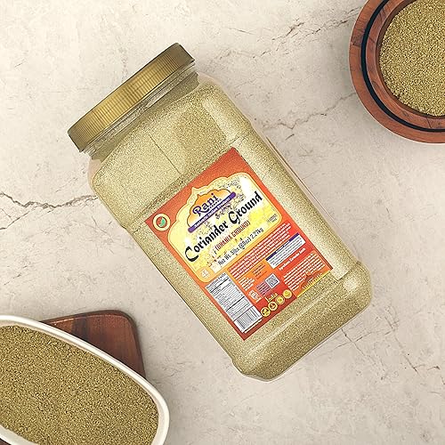 Vista 5 de Rani Polvo molido de cilantro (Dhania india) Especias 80 onzas (5 libras) 5.0 lbs tarro de PET a granel ~ Todo natural Sin sal Vegano Sin