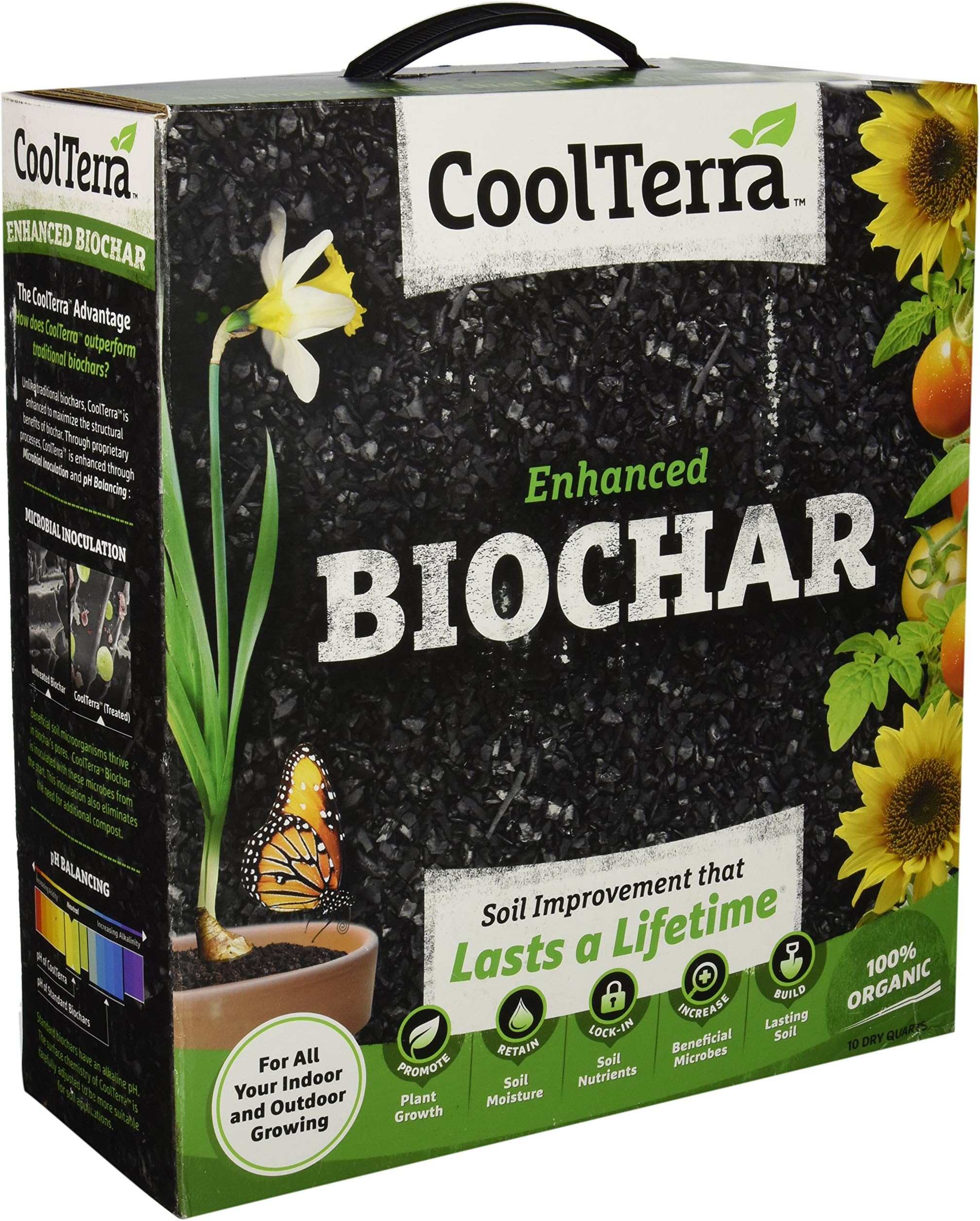 CoolTerra Biochar Soil Improvement, 10 Quarts