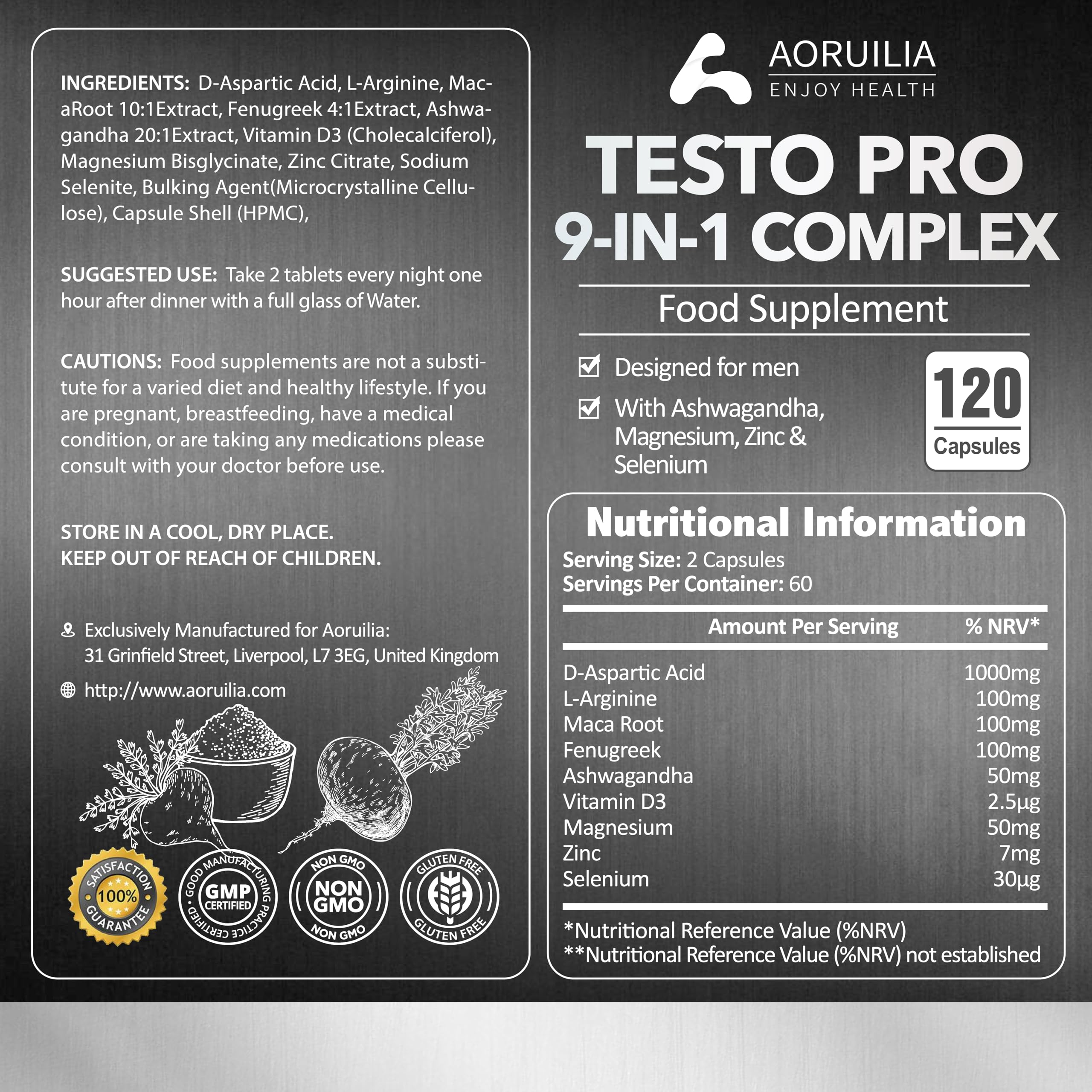 Testosterone Support Supplement For Men With Tribulus Terrestris
