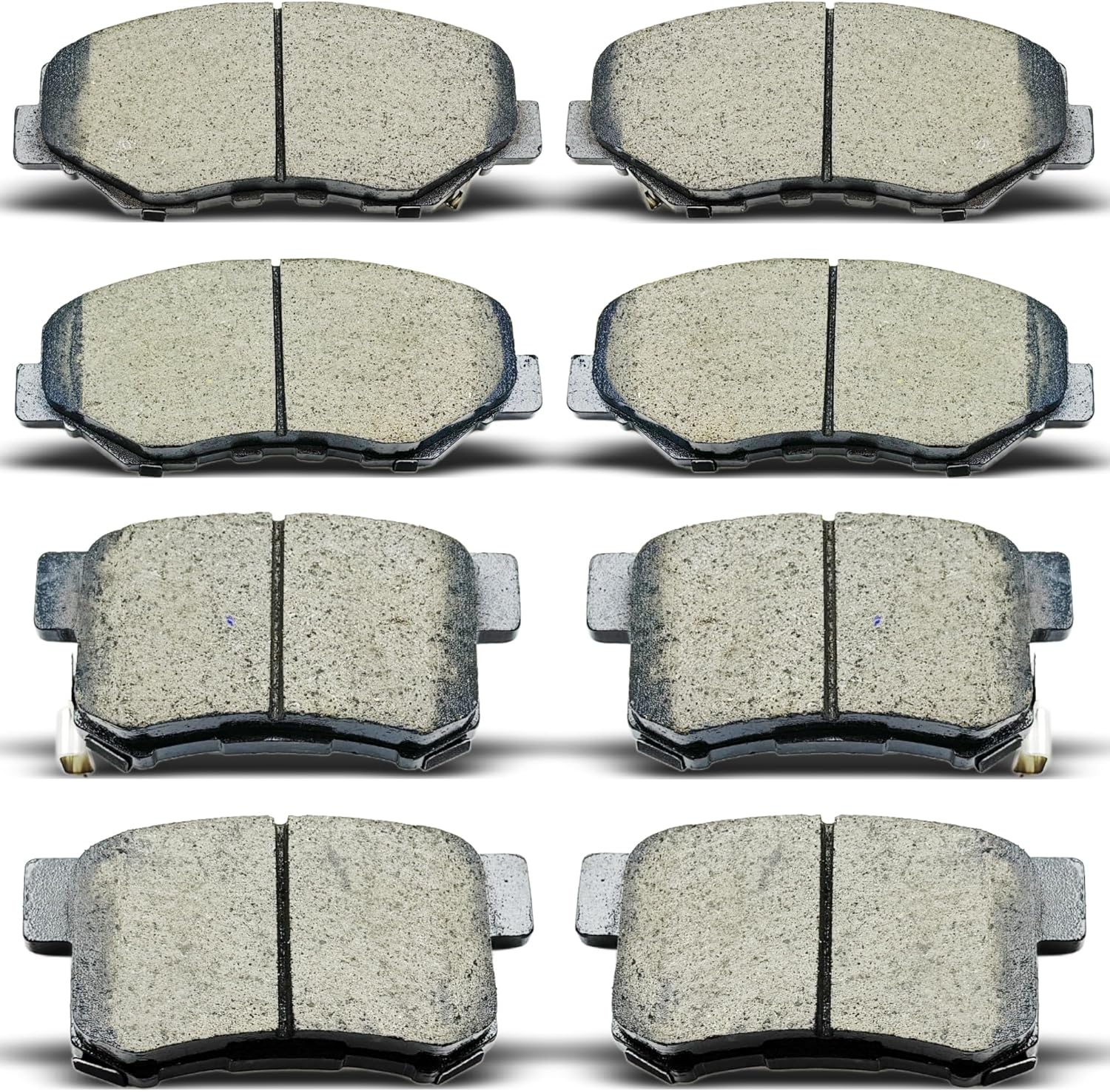 8PCS Ceramic Front Rear Brake Pads Replacement Kit Fits 2005 2006 2012 2013 2014 For Honda CR-V(D914 D1086)