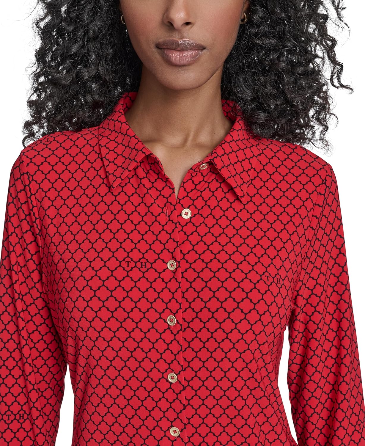 Tommy Hilfiger Womens Soft Work Top Long Sleeve Knit Top - Image 6