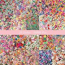 16000 pcs (20 styles) Clay Slices Charms, VEINARDYL Nail Art Slices Fruit Heart Flower 3D Polymer Clay for DIY Crafts Resin Slime Making Cellphone Decoration