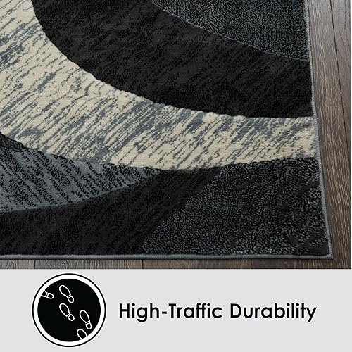 Miniatura 8 de Home Dynamix Tapete colección premium, Polipropileno, Gris Gris/ marfil