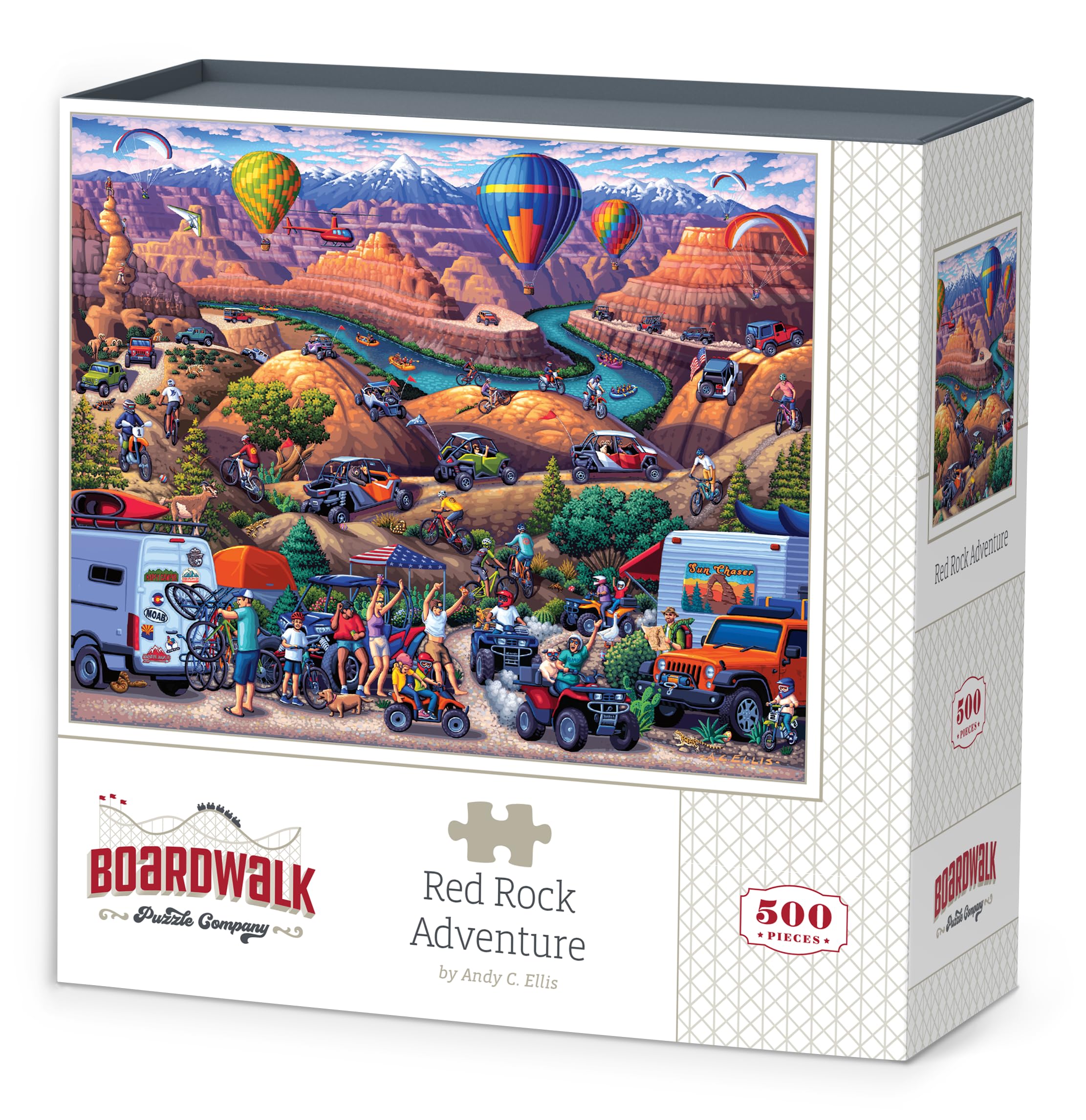 Amazon.com: Red Rock Adventure by Boardwalk - 500 Piece Jigsaw