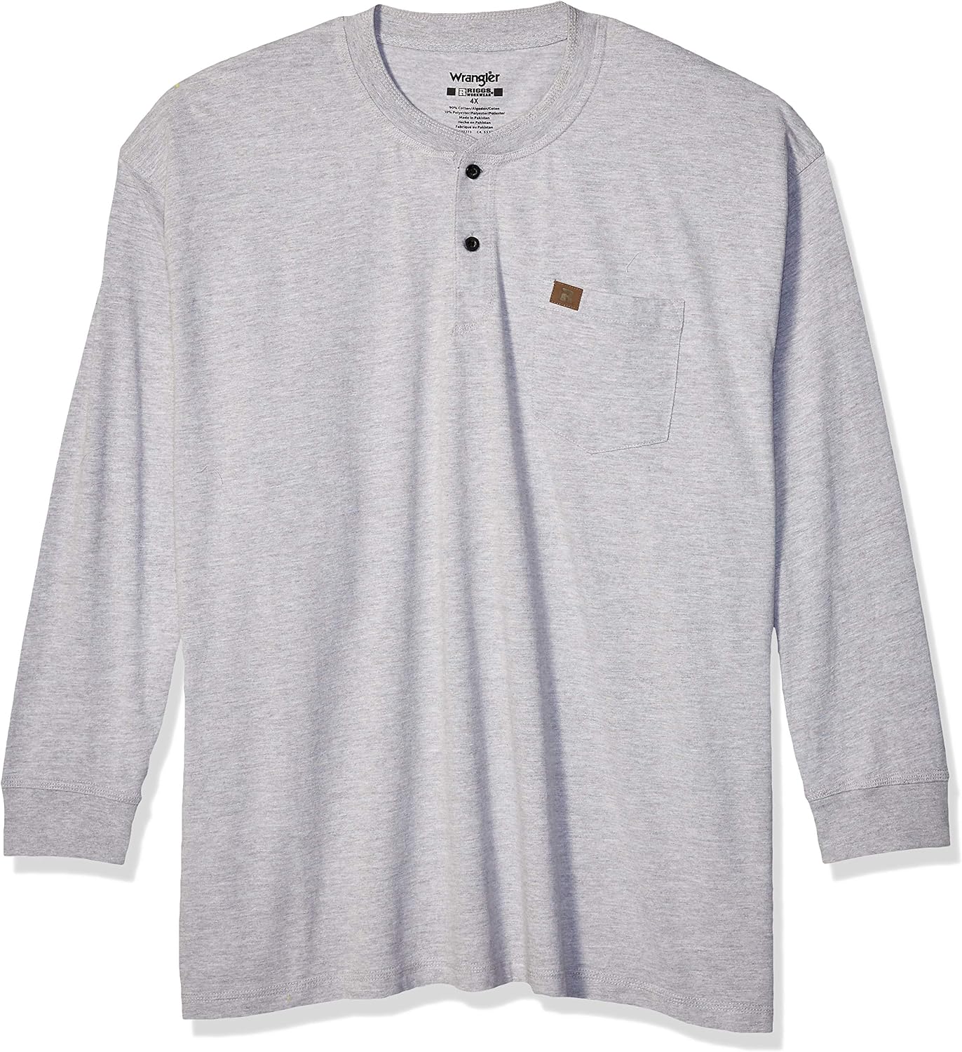 Wrangler Riggs Workwear Men's Long Sleeve Henley Discontinued