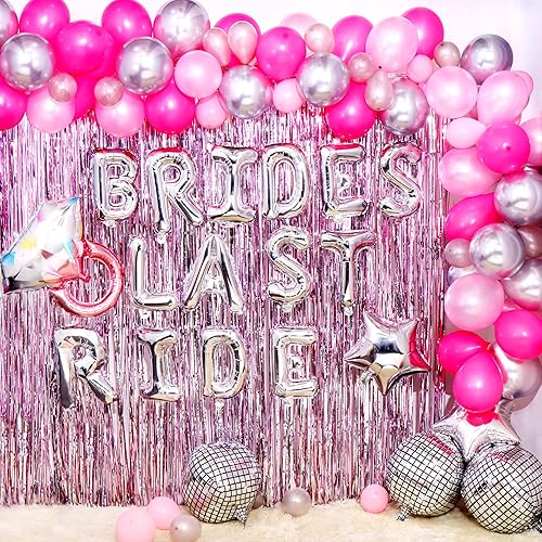Bride's Last Ride - Decoraciones para despedida de soltera - Kit de 95 piezas temáticas occidentales para despedida de soltera de Nashville o vaquera