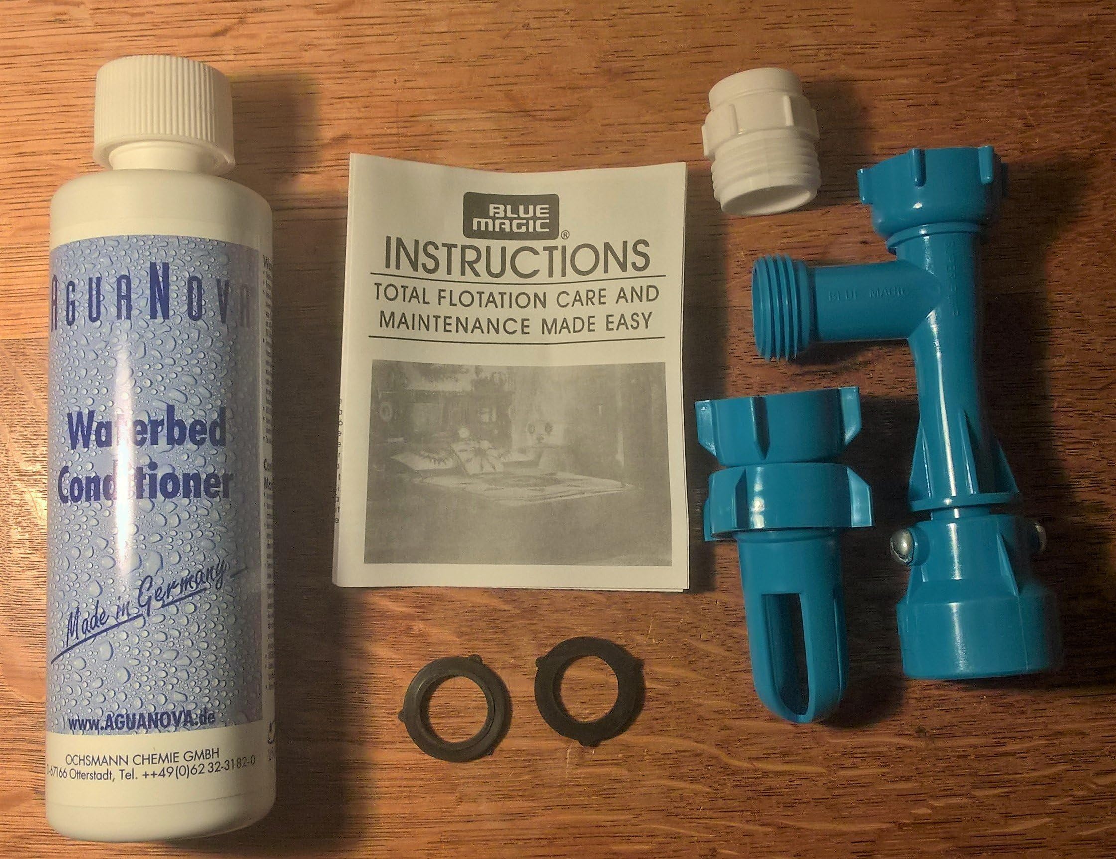 OCW Waterbed Fill and Drain Kit with Premium Conditioner