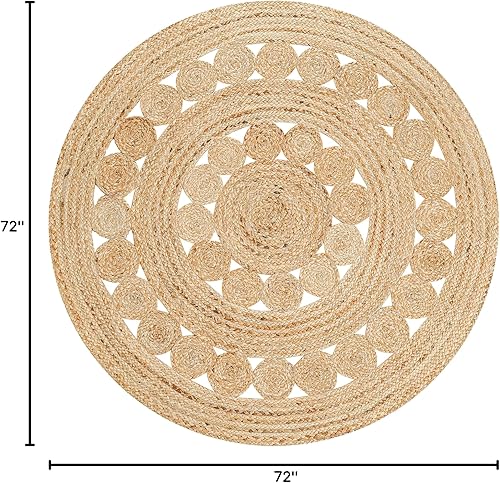 Miniatura 9 de Alfombras trenzadas, 2 x 3, alfombras de área pequeña de 2 x 3, alfombra de yute para exteriores, alfombra de ratán para puerta, cocina, baño,