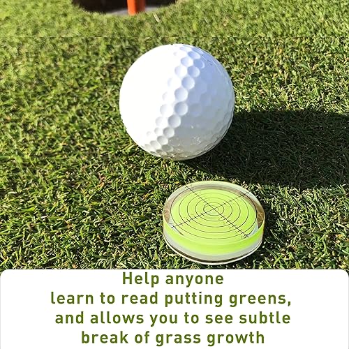 Miniatura 5 de Golf Green Reader Pro Putt marcador de pelota de golf redondo Nivel de burbuja de alta precisión Golf Putting Aid Putting Green