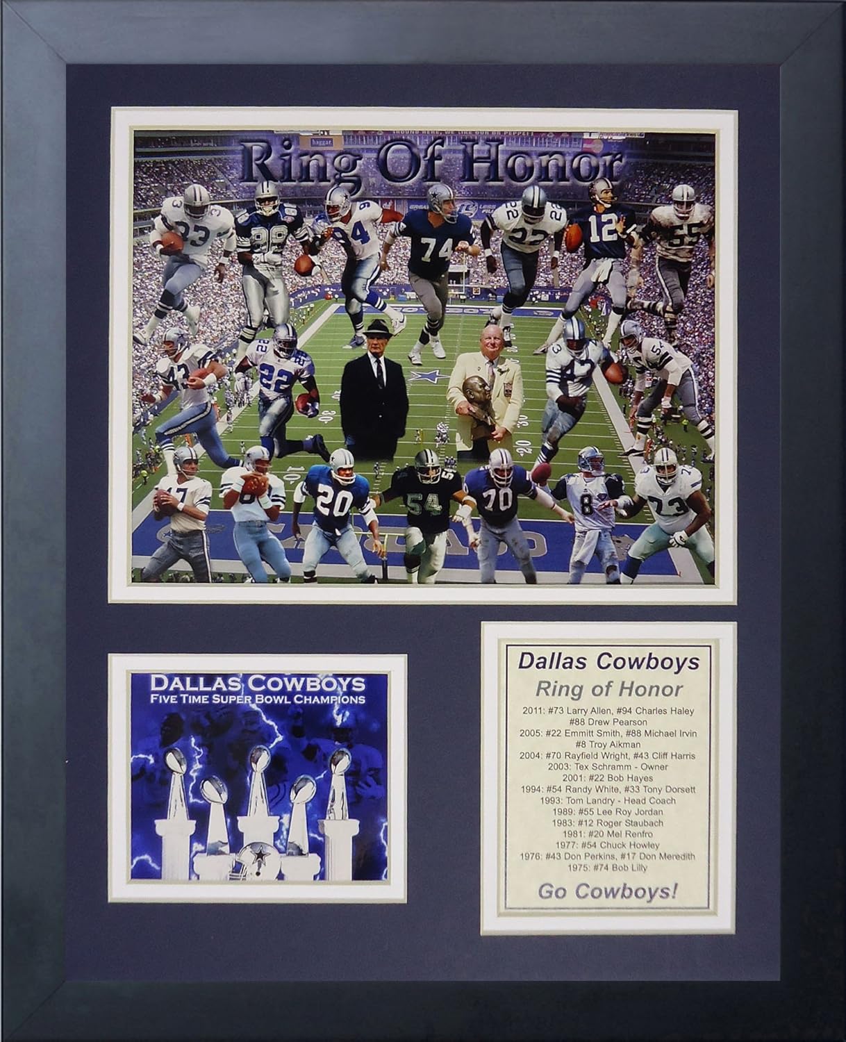 Legends Never Die NFL All-Time Greats Framed Photo Collage