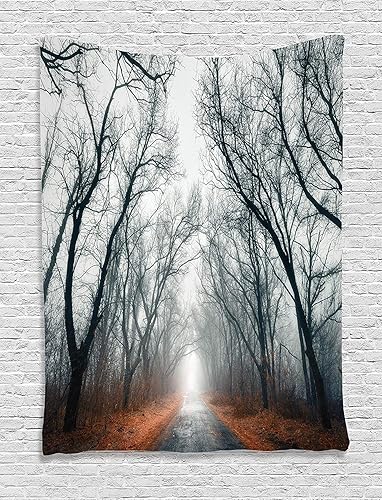 Miniatura 56 de Ambesonne Tapiz de fiesta de los años 70, caja retro en arte pop, música de baile, composición colorida impresa, para colgar en la pared para